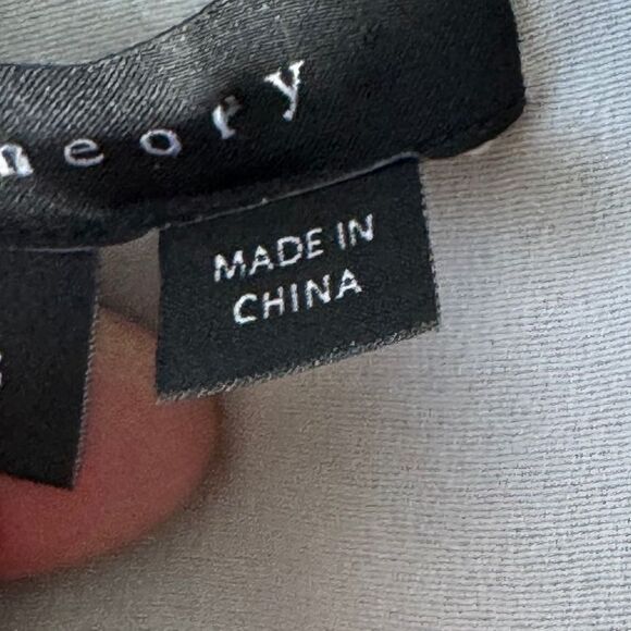 Theory Randla Women's Black/White Color Block Fountain Stretch Shift Dress Sz 6 - Picture 5 of 7